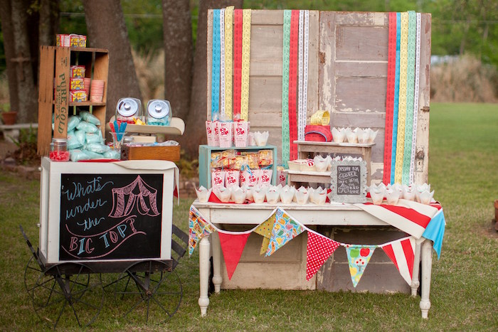 Carnival Theme Gender Reveal Baby Shower