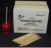 Wood Skewers 5-1/2" long Case Candy Apple 