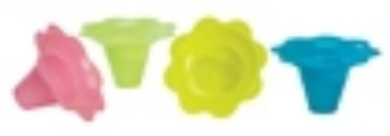 Plastic Flower Snow Cone Cups