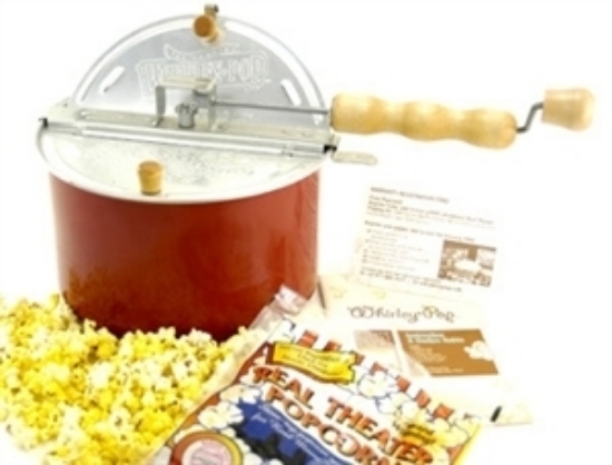 Red Whirley Pop Stove Top Popper