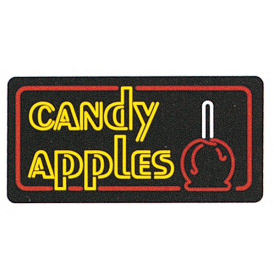 Lighted Candy Apple Sign 4984