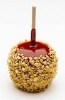 candy apple with granulated peanuts