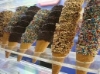 ice cream cones with nuts