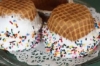 Rainbow Sprinkles on Waffle Cone