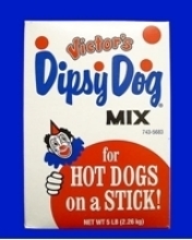 Dipsy Dog Corn Dog Mix 5lb box