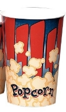 Red and Blue Popcorn Cup 32oz 25/Sleeve