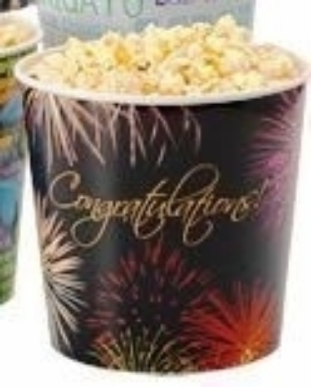 Picture of Popcorn Gift Tubs with Lids