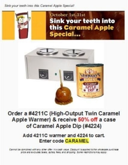 Caramel Apple Dip Warmer Special