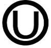 Symbol - circled-U, ⓊU