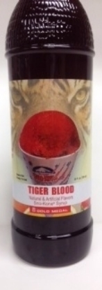 Tiger Blood Sno-Treats Syrup Gold Medal1433