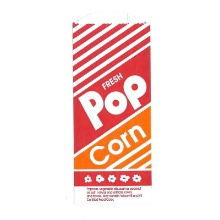 12" Paper Popcorn Bags 100qty