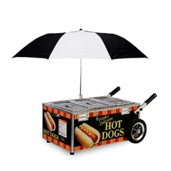 Go Anywhere Hot Dog Merchandiser 8080NS Gold Medal 