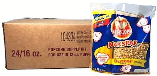 Naks Pak Kits For 12oz Popper CASE SPECIAL 