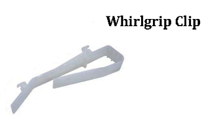 WhirlGrip Floss Pan Clips - Plastic -77470-12