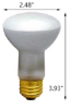 Popcorn Machine Light Bulb 45-50 Watt coated