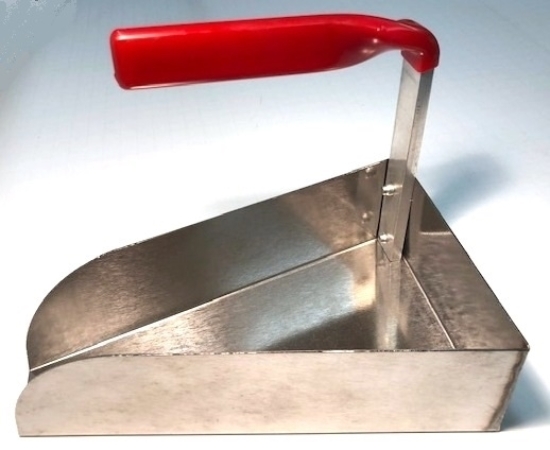 Gold Medal #3027 Flosskoop stainless steel cotton candy sugar scoop with tapered pouring design