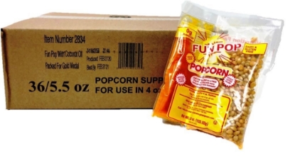 4oz Fun POP Popcorn Kit GOLD MEDAL