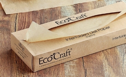 BAGCRAFT EcoCraft® Interfolded Dry Wax Deli Paper kRAFT 15 X 10.75 NATURAL