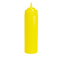 TABLECRAFT 11253MWideMouth Squeeze Bottle 12 Oz YELLOW