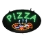 Oval LED "PIZZA" Sign WINCLED-11