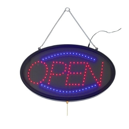 WINCO LED-10 Oval LED "OPEN" Sign