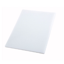 WINCO CBWT-1218 WHITE Rectangular Cutting Board - 12" X 18" X 1/2"