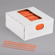 ORANGE Paper Twist Tie, 2000/box