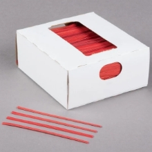 BEDFORD INDUSTRIES 4TTR RED Paper Twist Tie, 2000/box