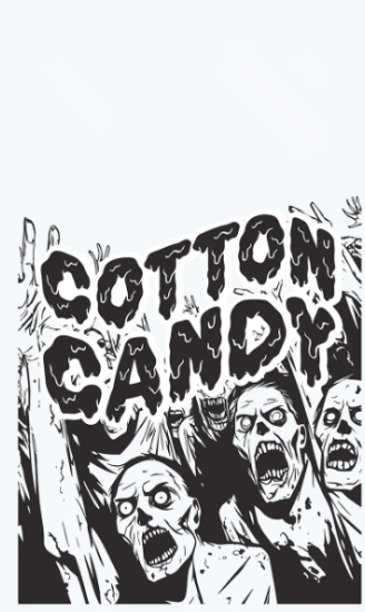 Zombie Cotton Candy Bags Gold Medal 3059