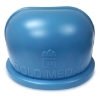 GOLD MEDAL Double Bubble 3945 back view of curved blue enclosed plastic bubble for cotton candy machines.jpg