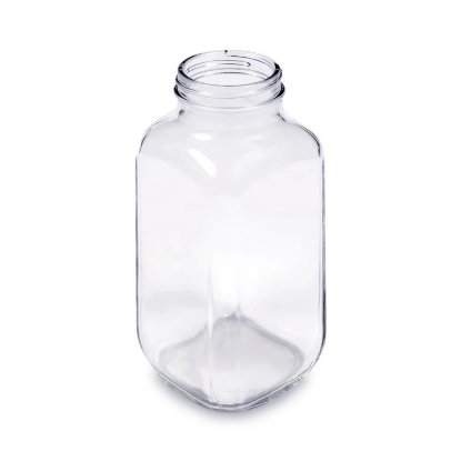 Square Glass Flavor Bottle for Slush Syrup