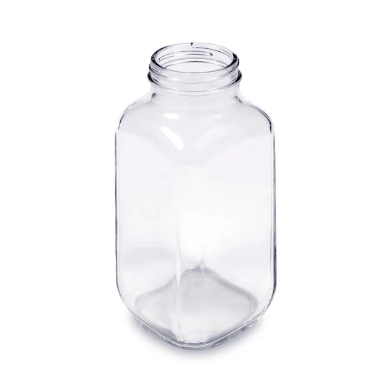 Square Glass Flavor Bottle for Slush Syrup