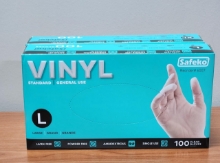 Picture of Vinyl Foodservice Disposable Gloves Vinyl Gloves - Large Size 1000/case