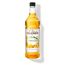 Monin BUTTERSCOTCH Premium Gourmet Beverage Syrup, 1 LITER