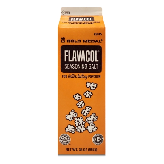 Flavacol Butter Flavored Seasoned Salt gold medal 2045 front