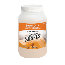 Signature Shakes® Yellow Cheddar Cheese 4 lb. GOLD MEDAL 2366 savory