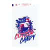 American Eagle cotton candy packaging bags for fairs, festivals, and amusement parks