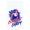 Gold Medal patriotic cotton candy bags made from clear 1-mil plastic for concession stands