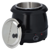 WINCO ESW-66 - Electric 10 Qt Deluxe Black Kettle Soup Warmer Set, 110V with lid
