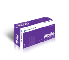Powder-free nitrile gloves large grease resistant