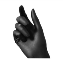 Disposable black nitrile gloves XXL puncture resistant for Housekeeping, Medical, and Light Chemical Use