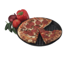charcoal polypropylene pizza serving tray 16 inch