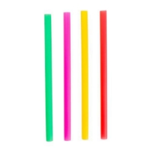 unwrapped fat plastic straws for concession stands