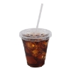 7.75 inch disposable clear straws for cold beverages
