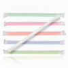 wrapped disposable plastic straws for beverage service