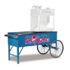 Two-Wheel Snow-Cone Cart blue commercial concession cart