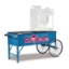 Two-Wheel Snow-Cone Cart blue commercial concession cart