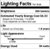 Warm white incandescent R20 bulb with E26 base