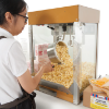 Countertop popcorn popper with tempered glass panels