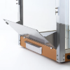 Cinema style concession popcorn machine with old-maid drawer